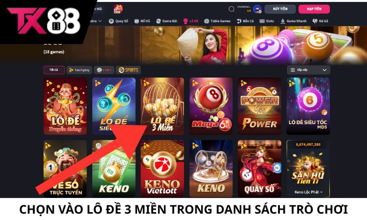 Các bước tham gia Lô Đề 3 Miền tại Xổ Số TX88